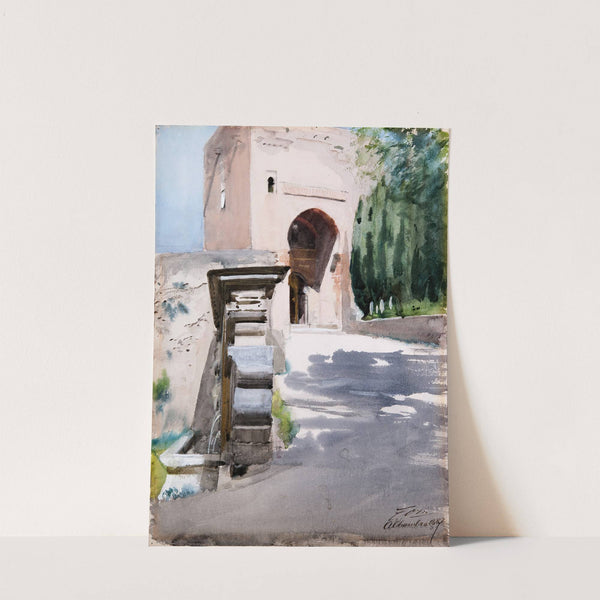 Gateway in Alhambra (1887) by Anders Zorn