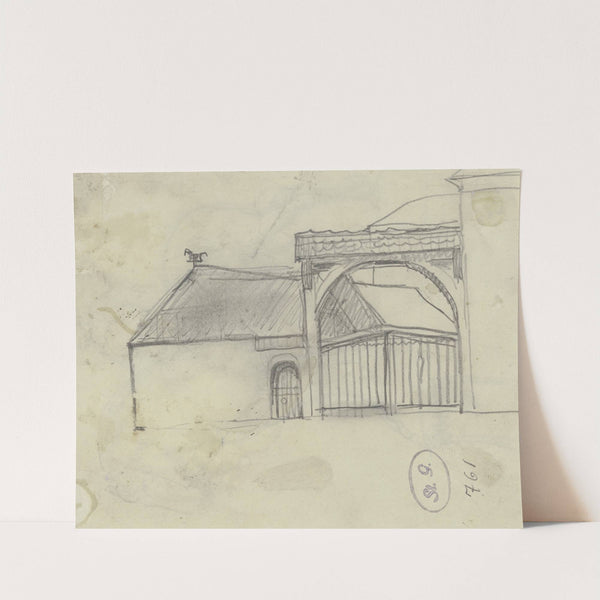 Gateway of a farmstead by Fritz Boehle