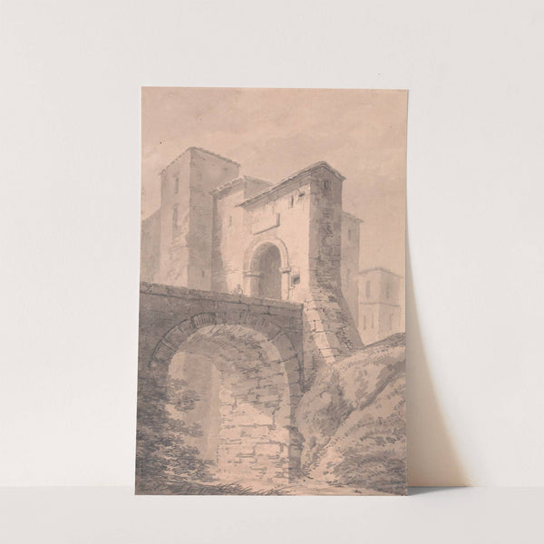 Gateway to a Castle: approached by a bridge by John Henderson