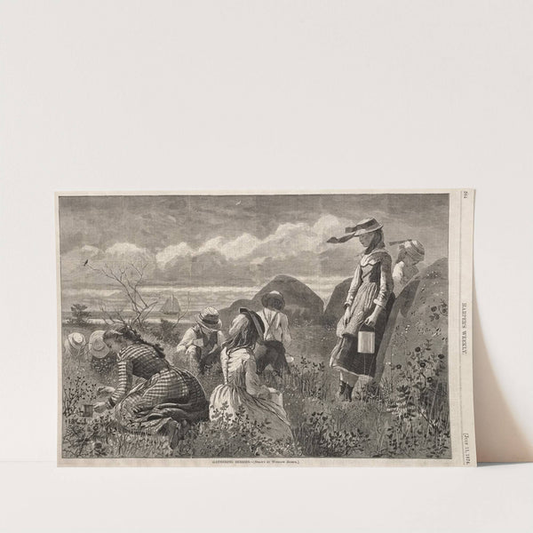 Gathering Berries (1874) by Winslow Homer