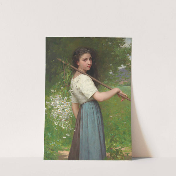 Gathering Daisies (1900) by Jules-Cyrille Cavé