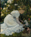 Gathering flowers