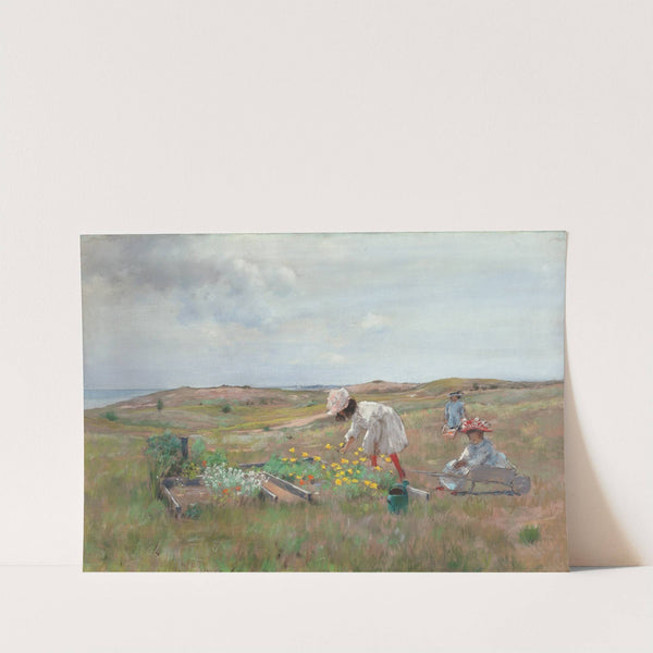 Gathering Flowers, Shinnecock, Long Island (c. 1897) by William Merritt Chase