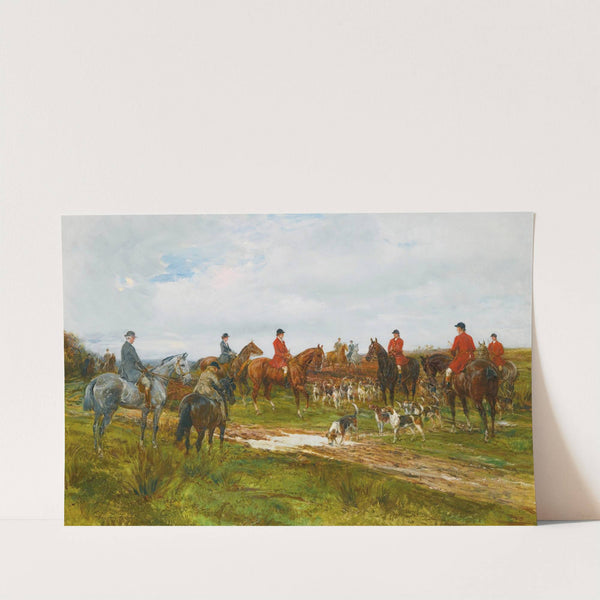 Gathering For The Hunt by Heywood Hardy