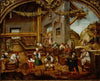 Gathering Grapes and Making Wine; September from a cycle of the labours of the months