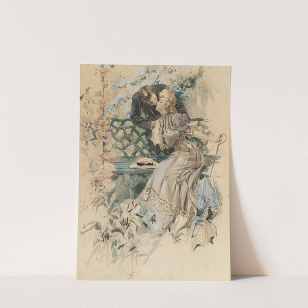 Gathering Honey (1907) by Harrison Fisher