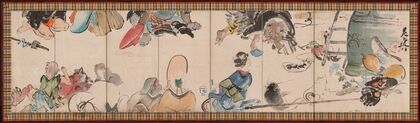 Gathering of Otsu-e Subjects (late 1800s)