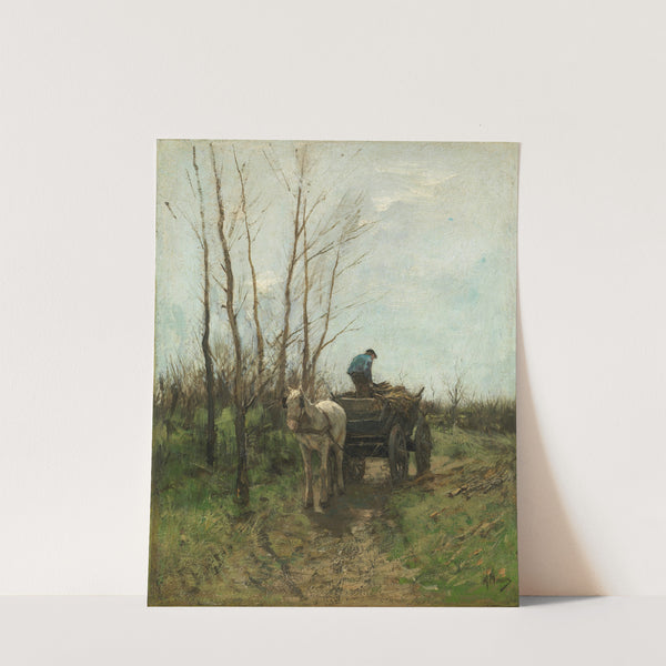 Gathering Wood by Anton Mauve