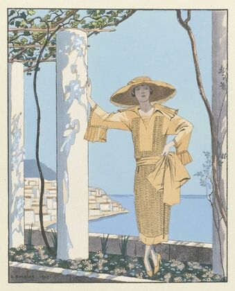 Amalfi. Robe, de Worth