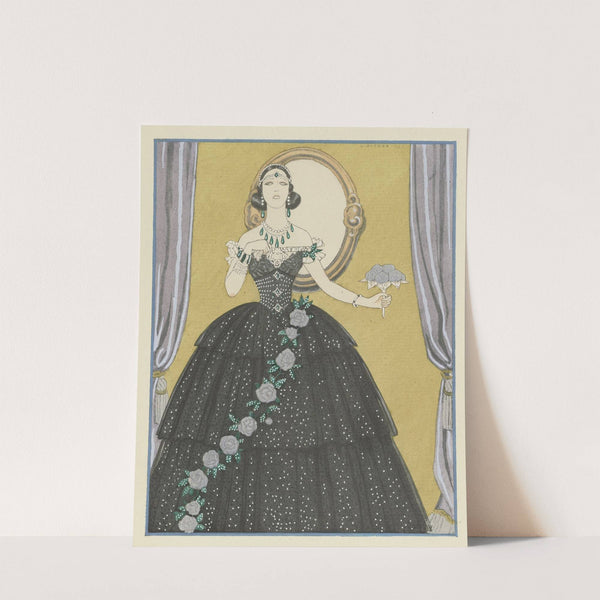 Mme Ida Rubinstein dans “La Dame aux Camélias” (1923) by George Barbier
