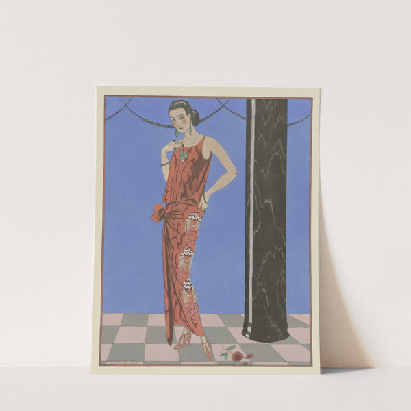 Gazette du Bon Ton. Art – Modes & Frivolités; Evening Attire (1923) by George Barbier