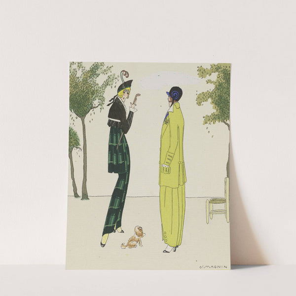 La Matinée de printemps / Costumes tailleur de Doucet by Anonymous