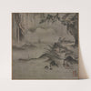 Gazing at a Waterfall (early 1500s) by Sōami