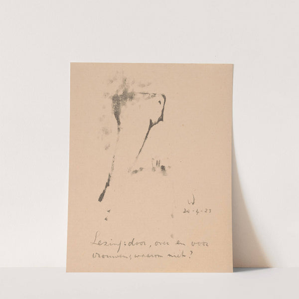 Geabstraheerde figuur (1923) by Erich Wichmann