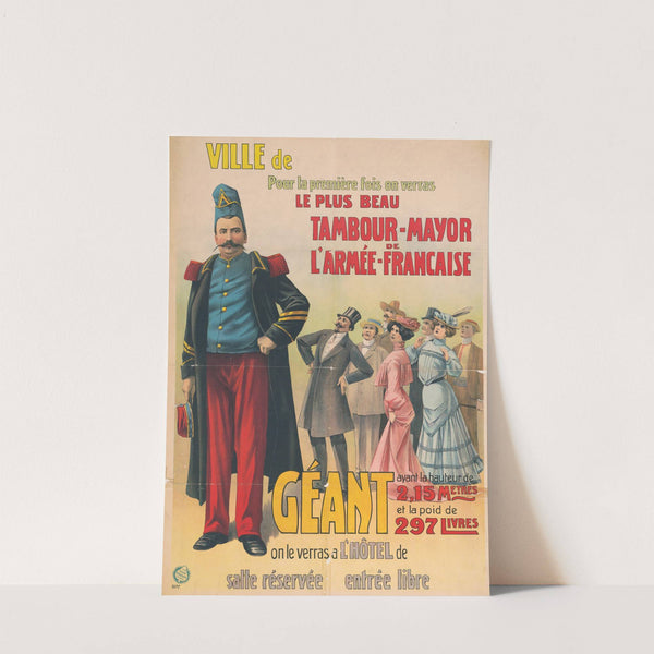 Géant (1889) by Adolf Friedländer Lith.
