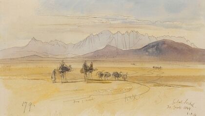 Gebel Serbal, Egypt (.1849)