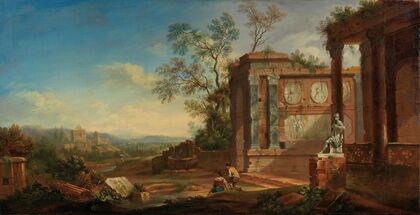 Gebirgige Flusslandschaft (1752)