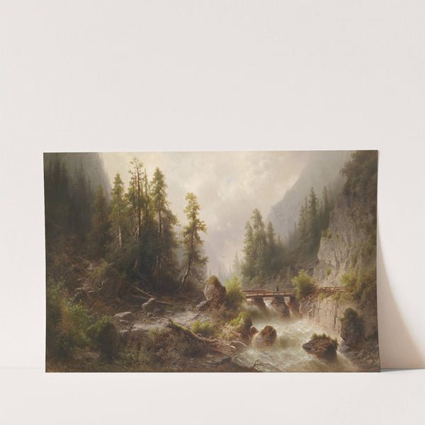 Gebirgsbach by Albert Rieger