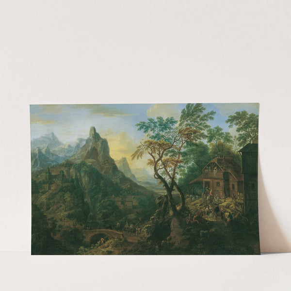 Gebirgslandschaft by Josef Orient