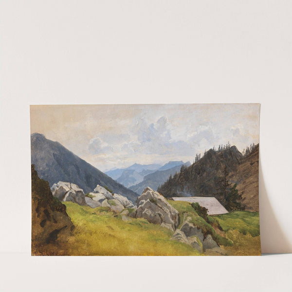 Gebirgslandschaft (1845-1860) by Eduard Schleich The Elder