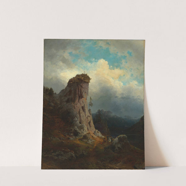 Gebirgslandschaft in Oberbayern by Gustav Osterroht