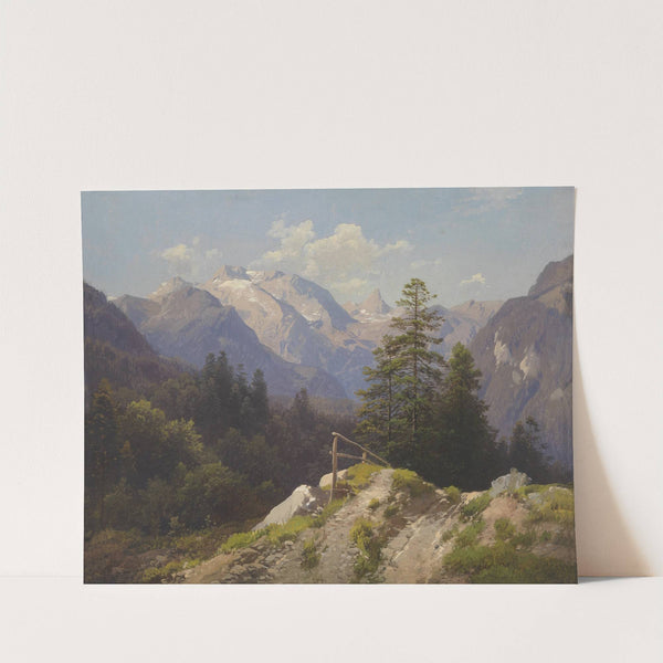 Gebirgsmotiv by Adalbert Waagen