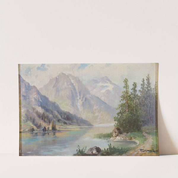 Gebirgssee by Franz Demel