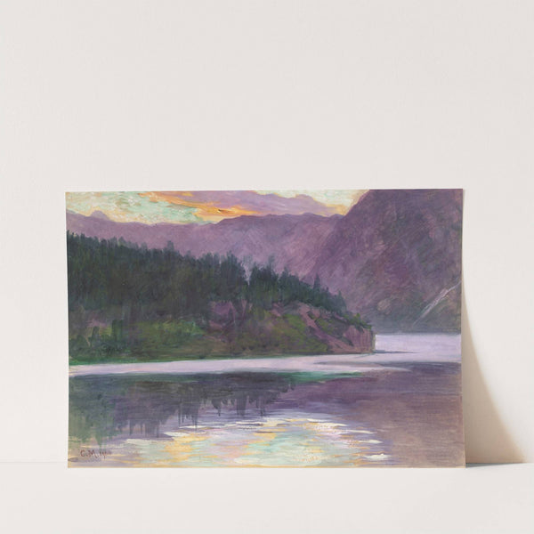 Gebirgssee (1900) by Carl Moll