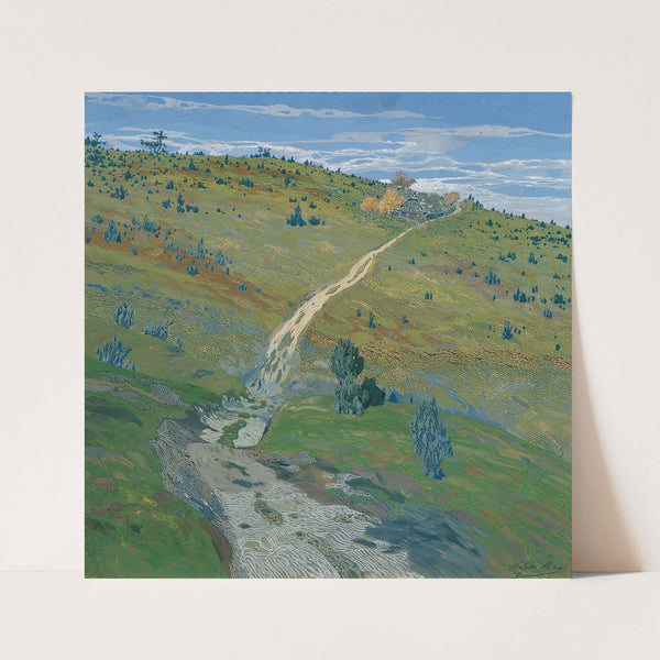 Gebirgsweg in den Beskiden (1902) by Hugo Baar