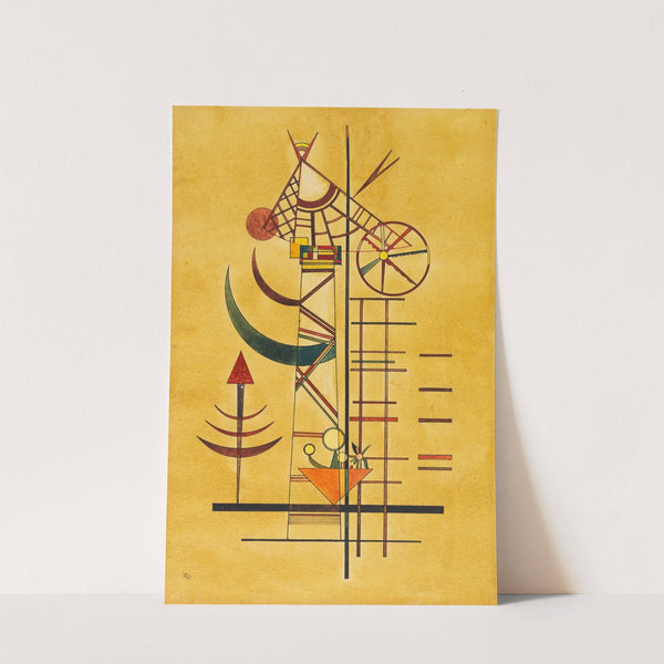 Gebogene Spitzen (1927) by Wassily Kandinsky