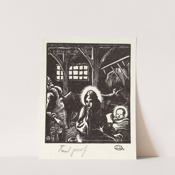 Geboorte van Christus (1929) by Lucien Pissarro