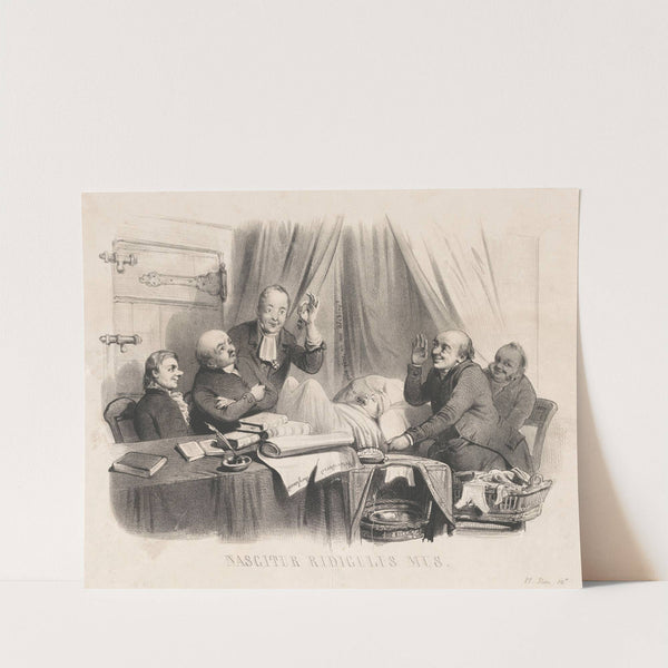 Geboorte van het concept-reglement (1849) by Alexander Ver Huell