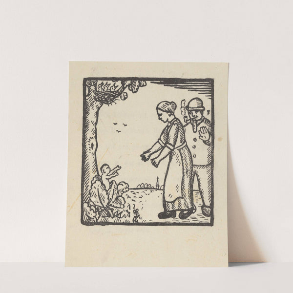 Geboortekaartje Gommaar (1930) by Felix Timmermans