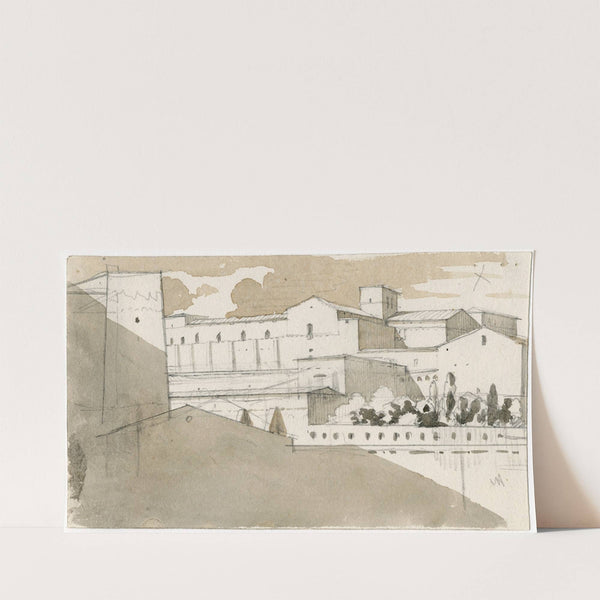 Gebouwencomplex by David Humbert de Superville