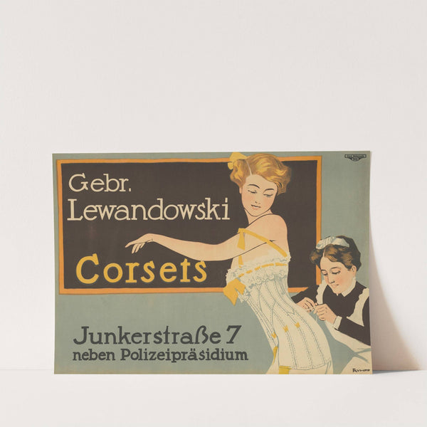 Gebrüder Lewandowski. Korsetts (1910 - 1913) by Fritz Rumpf