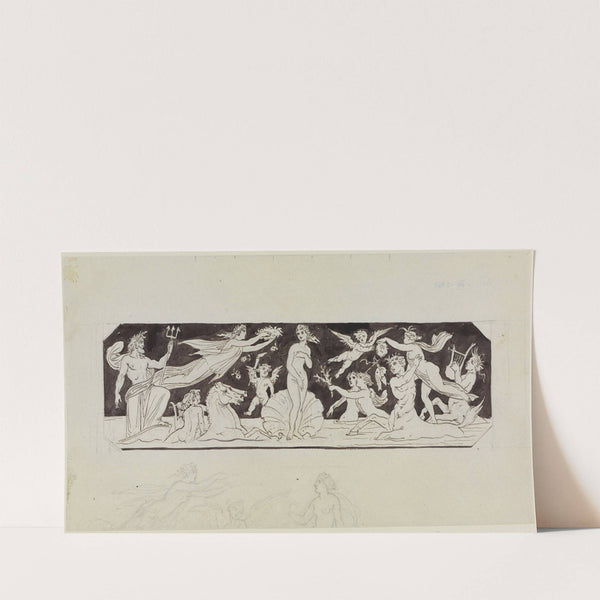 Geburt der Aphrodite (before 1842) by Moritz von Schwind