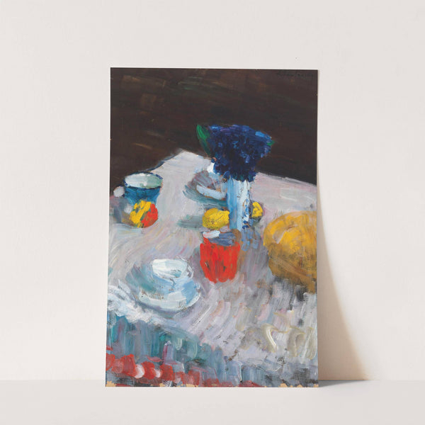 Gedeckter Tisch (laid table) (1904-1905) by Alexej von Jawlensky