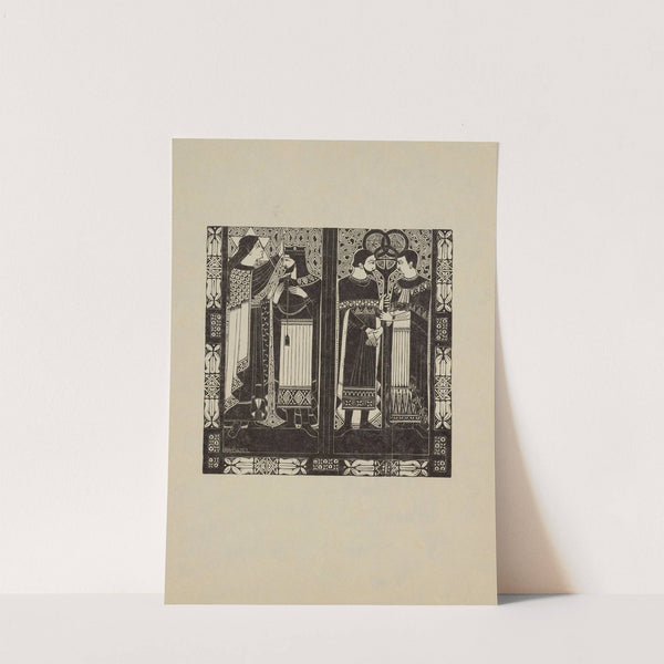 Gedeelte van de omslag van het jubileumnummer van Architectura (1925) by Karel de Bazel