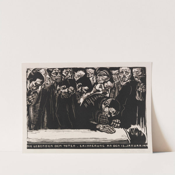 Gedenkblatt für Karl Liebknecht by Käthe Kollwitz
