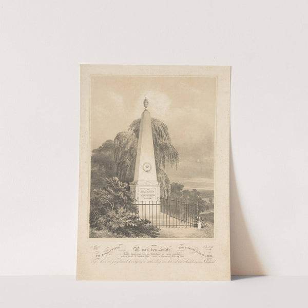 Gedenkteken Adriaan van den Ende (1846) by Pieter Wilhelmus van de Weijer