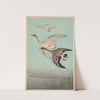 Geese flying over reed (circa 1926) by Ohara Koson