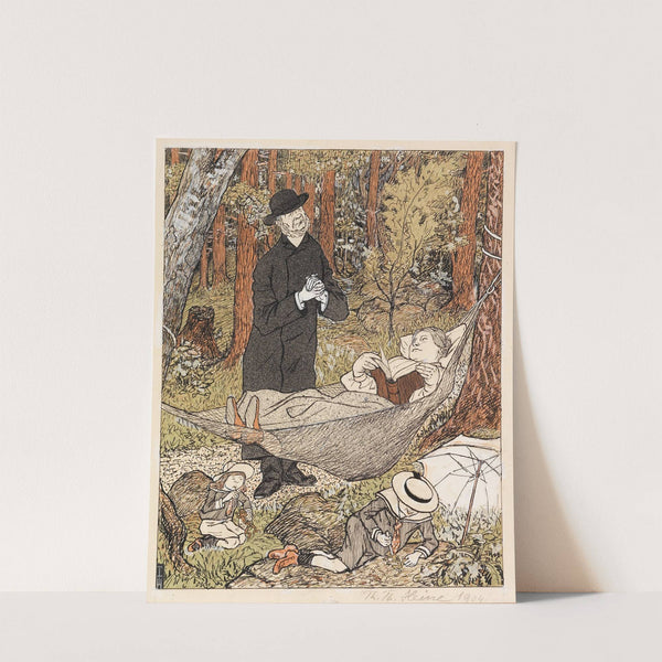 Gefährliche (verbotene) Bücher (1904) by Thomas Theodor Heine