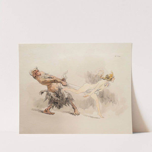 Gefangen (c.1910) by Heinrich Kley