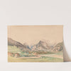 Gegend bei Flitsch by Thomas Ender