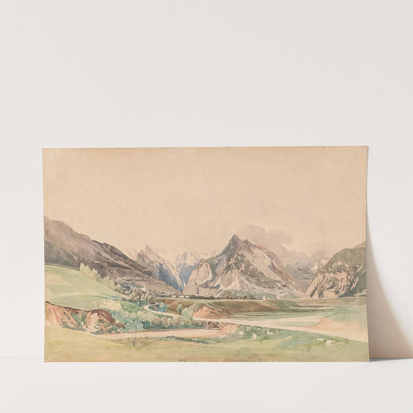 Gegend bei Flitsch by Thomas Ender