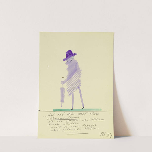 'Geh ich aus mit dem Regenschirm …' by John Elsas