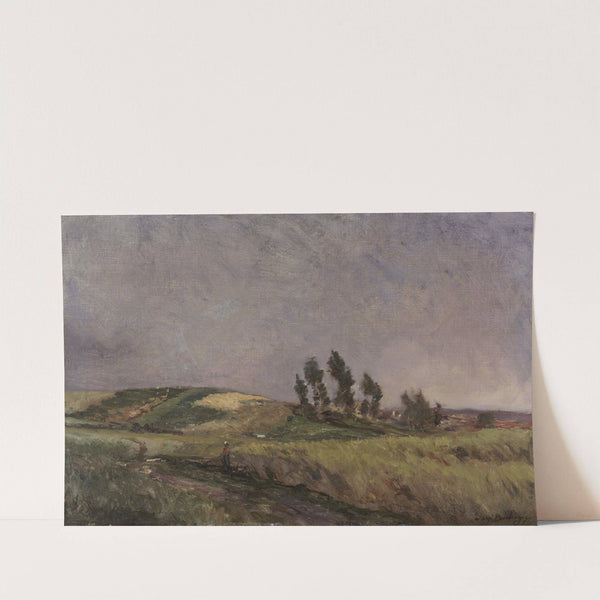 Gehucht in de duinen by Hippolyte Boulenger