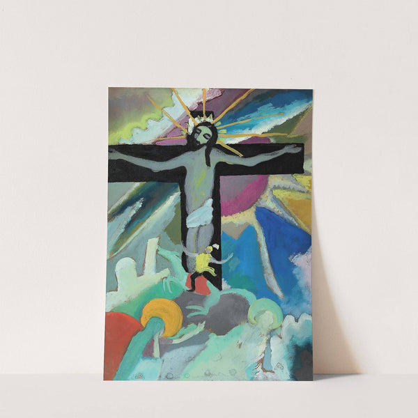 Gekreuzigter Christus by Wassily Kandinsky
