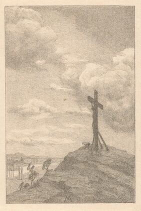 Gekruisigde op rots (1901)