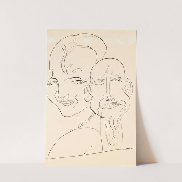 Gelächter (Laughter) (1944) by Max Beckmann